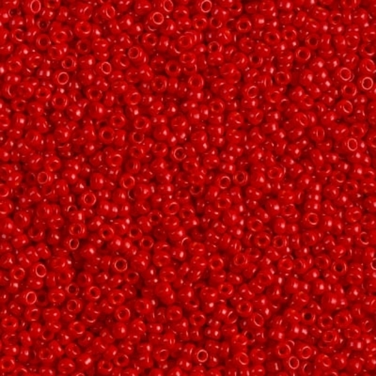Picture of Miyuki Rocaille 15/0 1684 Opaque Red x10g