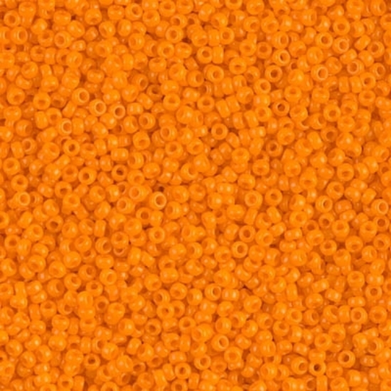 Picture of Miyuki Rocaille 15/0 405 Opaque Tangerine  x10g