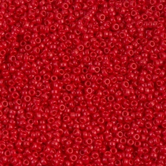 Picture of Miyuki Rocaille 15/0 408 Opaque Red x10g