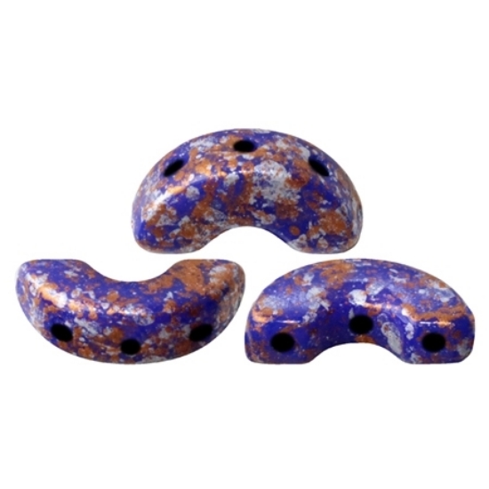 Picture of Arcos® par Puca® 5x10mm Opaque Sapphire Tweedy x10g