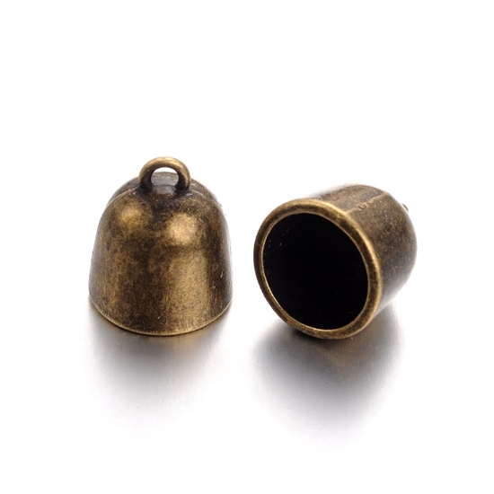 Picture of End Cap w/ Loop Ø11mm Bronze x10