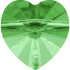 Picture of Swarovski 5742 Heart bead 10mm Peridot  x1