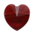 Image de Swarovski 5742 Heart bead 10mm Siam x1