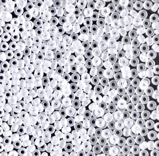 Picture of Miyuki Rocaille 11/0 131F Transparent Crystal Mat x10g