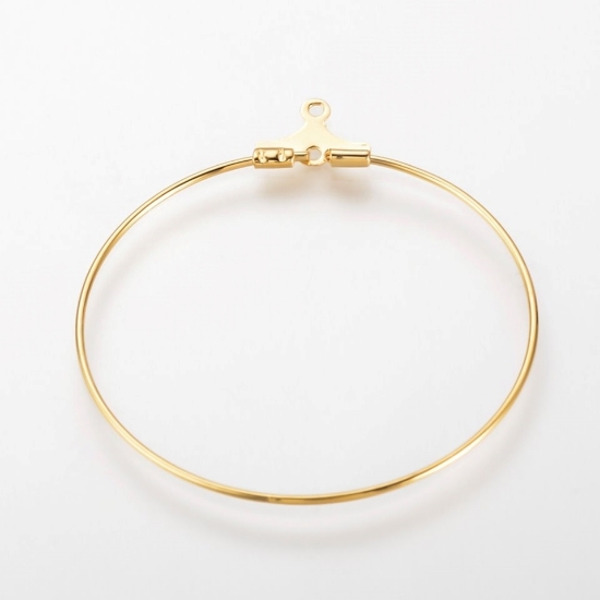 Picture of Beading Hoop 36mm round Gold Plated x10