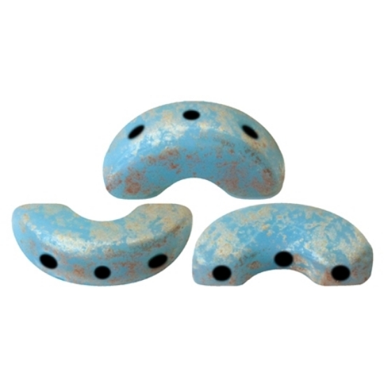 Picture of Arcos® par Puca® 5x10mm Opaque Turquoise Splash x10g