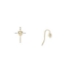 Picture of Ear wire Fishhook Heart 6mm w/loop Gold Plate x2