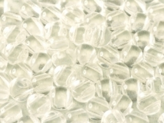 Picture of 2-Hole Cabochon 6mm Crystal x25