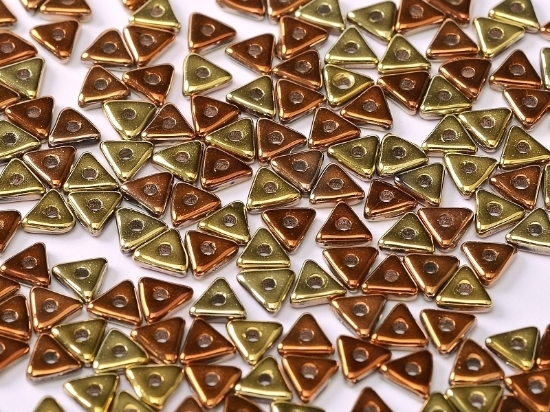 Picture of Tri-bead 4mm Crystal California Gold Rush x5g