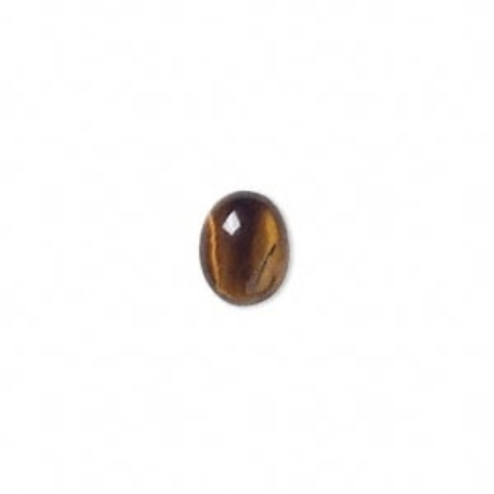 Picture of Cabochon Tiger Eye 10x8mm oval x1