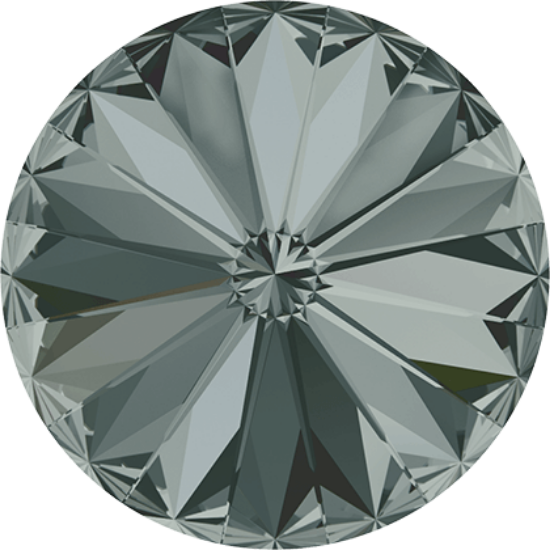 Picture of Swarovski 1122 Rivoli Round Stone 18mm Black Diamond x1
