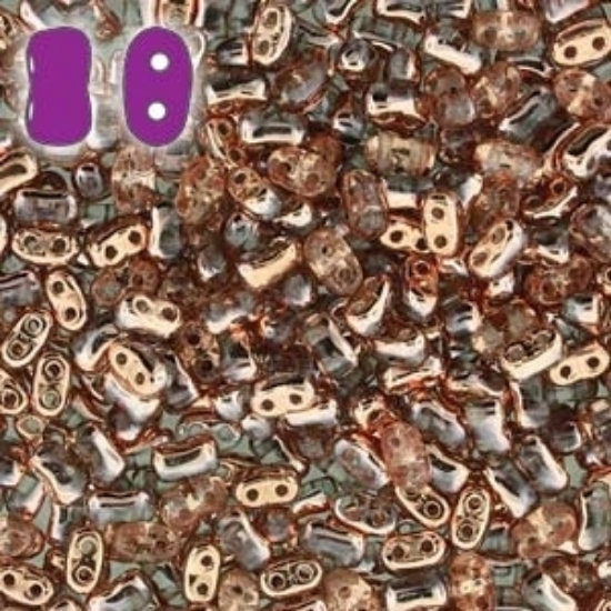Picture of Bi-bo 5.5x2.8mm Crystal Capri Gold x10g