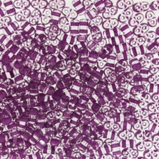 Picture of Bi-bo 5.5x2.8mm Crystal Purple Dark Lined x10g