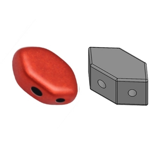 Picture of Paros® par Puca® 7x4mm Red Metallic Mat  x10g