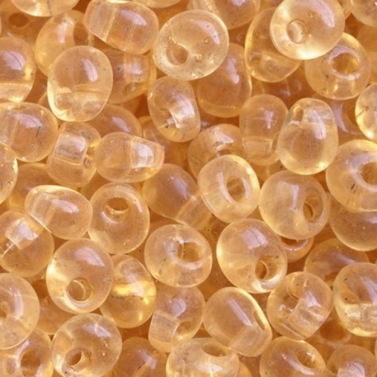 Picture of Miyuki Magatama 4mm 132 Transparant Light Topaz x10g