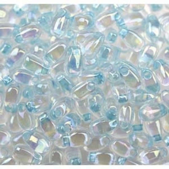 Picture of Miyuki Long Drop 3x5.5mm 269 Glacier Blue Lined x10g