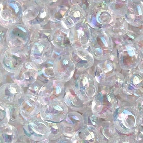 Picture of Miyuki Magatama 4mm 2141 Inside Color Rainbow x10g
