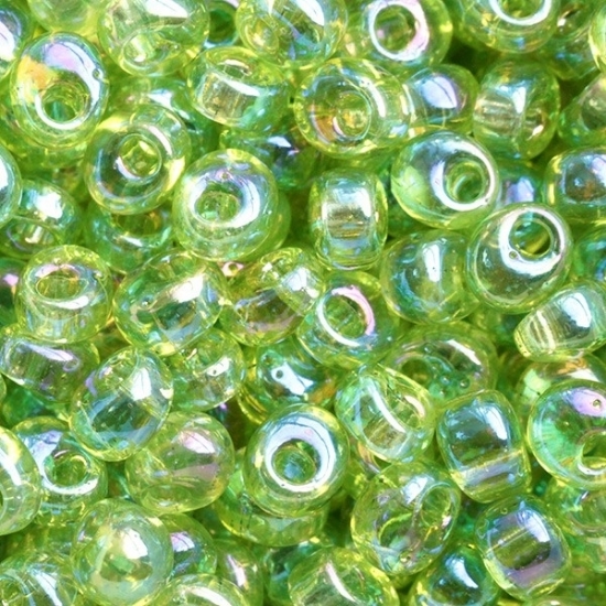Picture of Miyuki Magatama 4mm 258 Transparant Chartreuse AB x10g