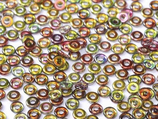 Picture of O bead 4mm Crystal Magic Apple x5g