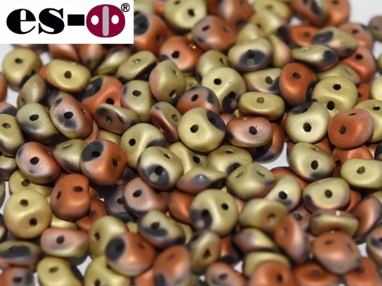 Picture of ES-O® Bead 5mm Jet California Gold Rush Mat x5g