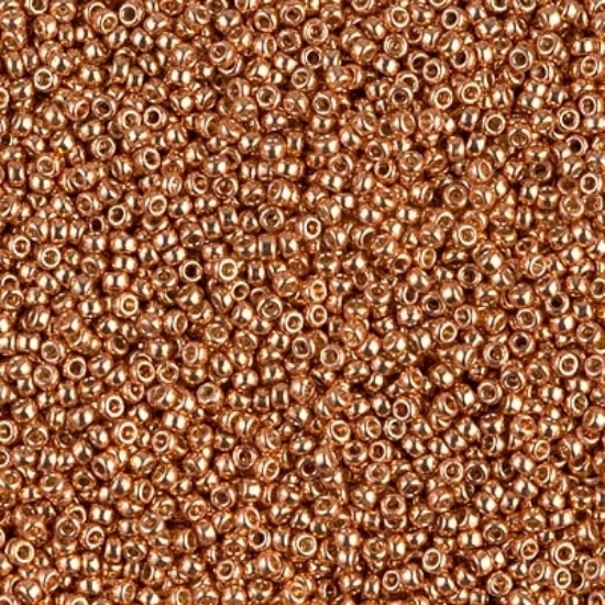 Picture of Miyuki Rocaille 15/0 4206 Duracoat Galvanized Muscat x10g