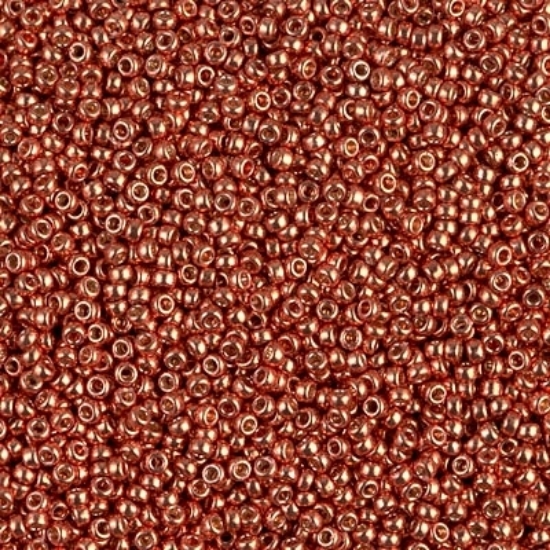 Picture of Miyuki Rocaille 15/0 4207 Duracoat Galvanized Pink Blush x10g