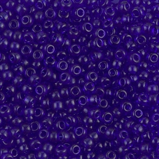 Picture of Miyuki Rocaille 8/0 151 Transparent Cobalt x10g
