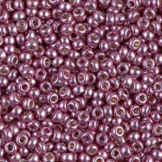 Picture of Miyuki Rocaille 8/0 4218 Duracoat Galvanized Dusty Orchid x10g