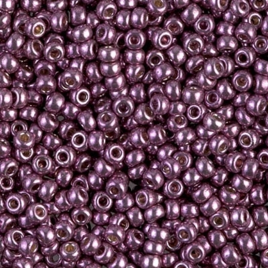 Picture of Miyuki Rocaille 8/0 4220 Duracoat Galvanized Eggplant x10g