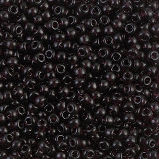 Picture of Miyuki Rocaille 8/0 2402 Transparant Extra Dark Smoky Amethyst x10g