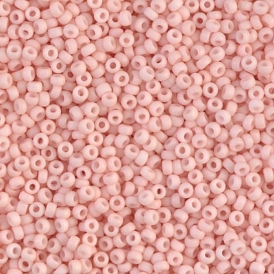 Picture of Miyuki Rocaille 11/0 2036 Opaque Light Tea Rose Mat x10g