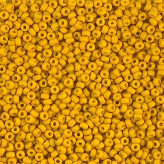 Picture of Miyuki Rocaille 11/0 1233 Mat Opaque Mustard x10g