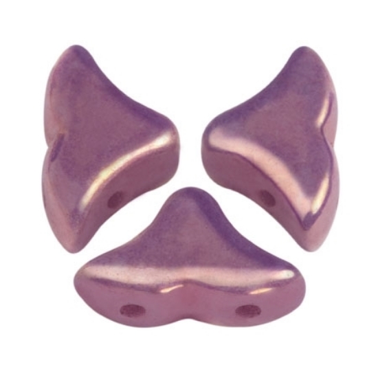 Picture of Hélios® par Puca® 6x10 mm Opaque Mix Amethyst/Gold Ceramic Look x10g