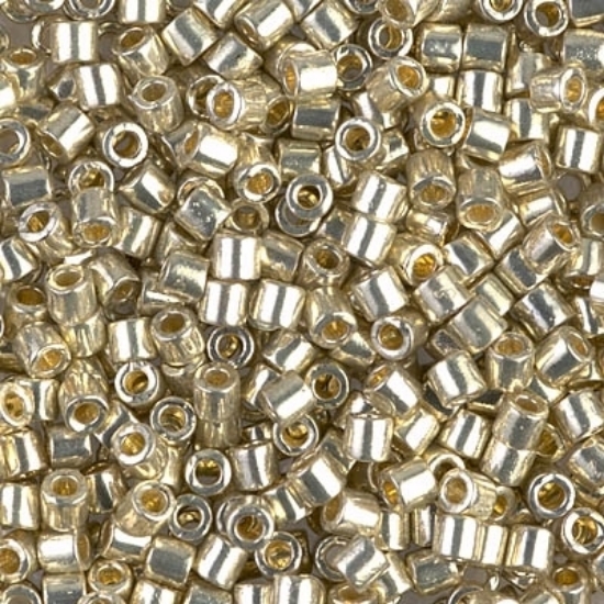 Picture of Miyuki Delica 8/0 DBL1831  Duracoat Galvanized Silver x10g