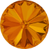 Picture of Swarovski 1122 Rivoli Round Stone 10mm - SS47  Tangerine x1