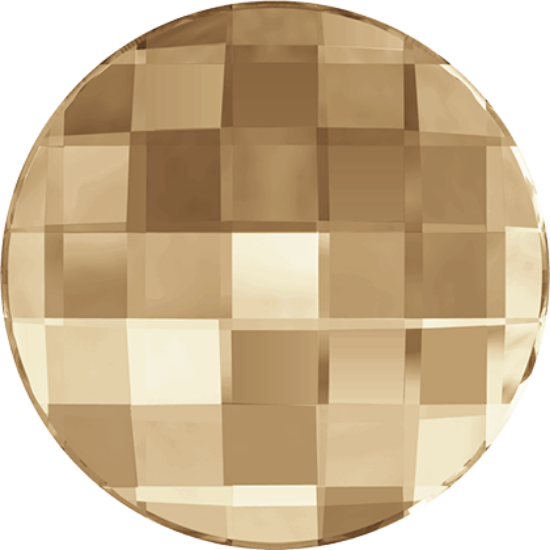 Picture of Swarovski 2035 Chessboard 20mm Crystal Golden Shadow x1
