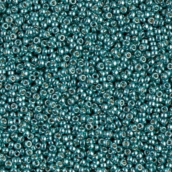 Picture of Miyuki Rocaille 15/0 4217 Duracoat Galvanized Seafoam x10g
