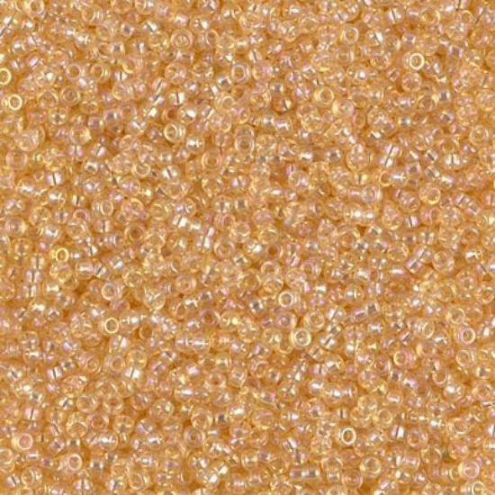 Picture of Miyuki Seed Beads 15/0 251 Transparent Light Topaz AB x10g