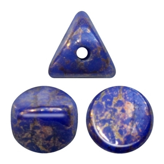 Picture of Ilos® par Puca® 5x5 mm Opaque Sapphire Bronze x10g
