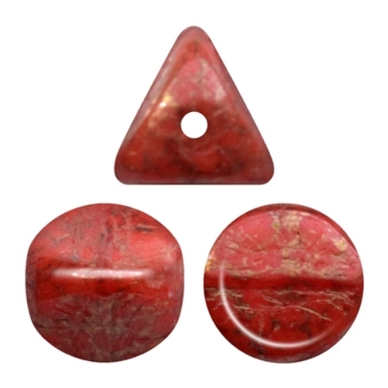 Picture of Ilos® par Puca® 5x5 mm Opaque Light Coral Bronze x10g
