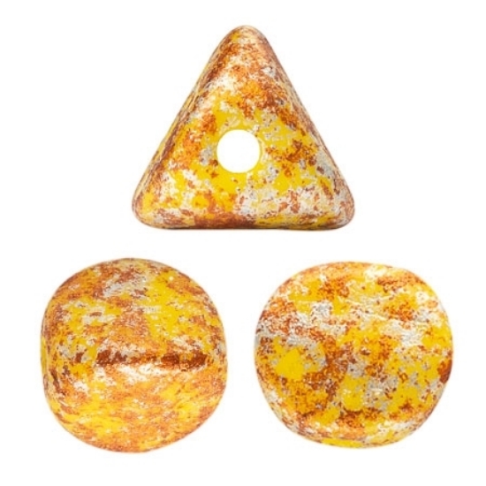 Picture of Ilos® par Puca® 5x5 mm Opaque Jonquil Tweedy x10g