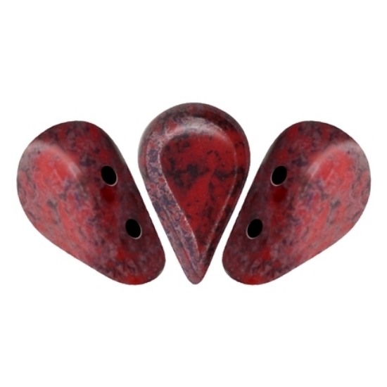 Picture of Amos® by Puca® 5x8mm Opaque Light Coral Marble x10g