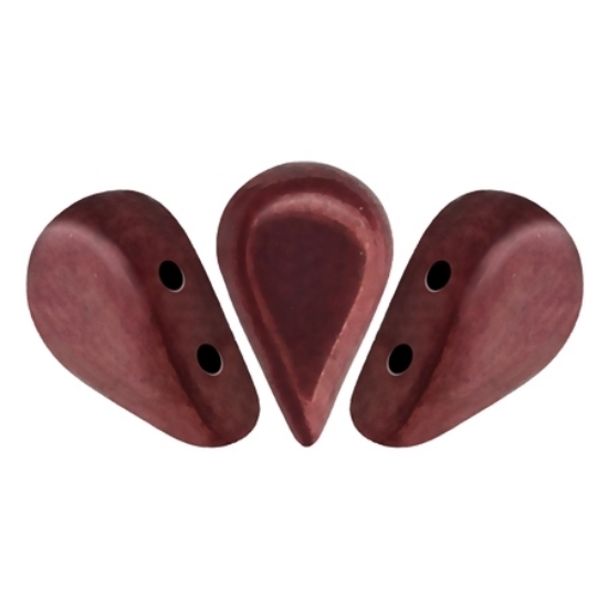 Picture of Amos® by Puca® 5x8mm Opaque Light Coral Burgundy x10g