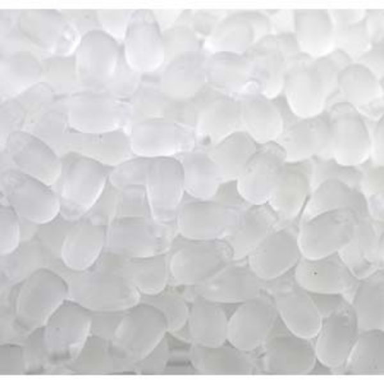 Picture of Miyuki Long Drop 3x5.5mm 131FR Mat Crystal AB x10g