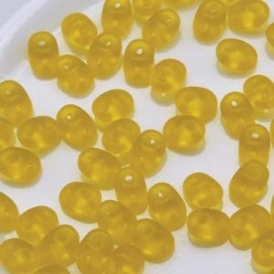 Picture of MiniDuo 2x4mm Amber Mat x10g