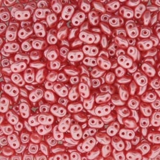 Picture of MiniDuo 2x4mm Pastel Light Coral x10g