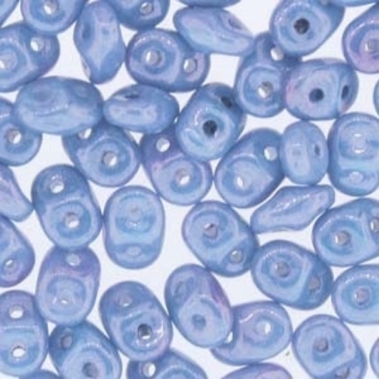 Picture of MiniDuo 2x4mm Chalk Blue Luster x10g