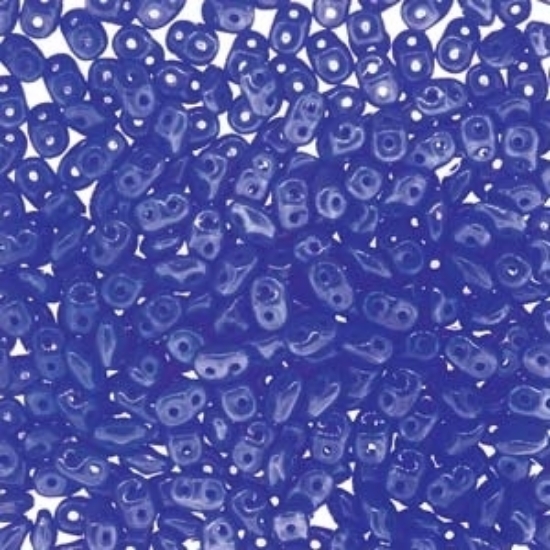 Picture of MiniDuo 2x4mm Opaque Blue x10g