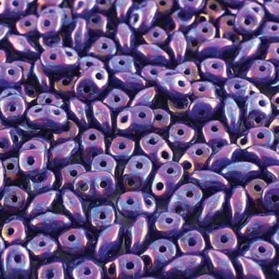 Picture of MiniDuo 2x4mm Nebula Royal Blue x10g