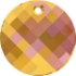 Picture of Swarovski 6621 Twist Pendant 28mm Crystal Astral Pink x1